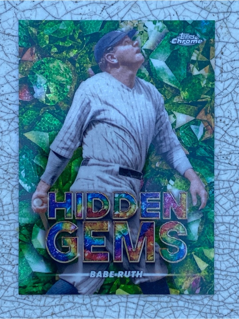 2025 Topps Chrome Babe Ruth Hidden Gems SSP #HG-5 Case Hit New York Yankees